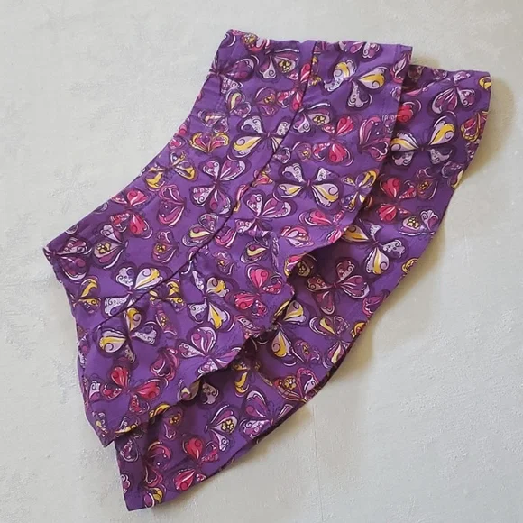 1989 Place Solid Purple Top 12-18 Months & Print Purple Skirt 9-12 Months - Picture 5 of 7